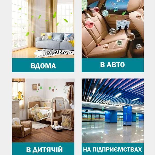 Детектор монитор качества воздуха Tuya WiFi 15-в-1 с TFT-дисплеем Анализатор с управлением через приложение Черный 117210 фото