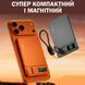Павербанк 10000 мАч 3в1 20W с магнитной беспроводной зарядкой, TFT-дисплеем и подставкой для iPhone и iWatch MagSafe Gray 117439 фото 3