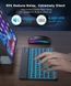 Универсальная беспроводная Bluetooth клавиатура + мышка с RGB подсветкой 25х15см Черная Кл+м-Ч фото 9