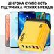 Сетевое зарядное устройство 5в1 USB-C GaN 240W с 3PD и 2QC3.0 Желтый 117505 фото 3