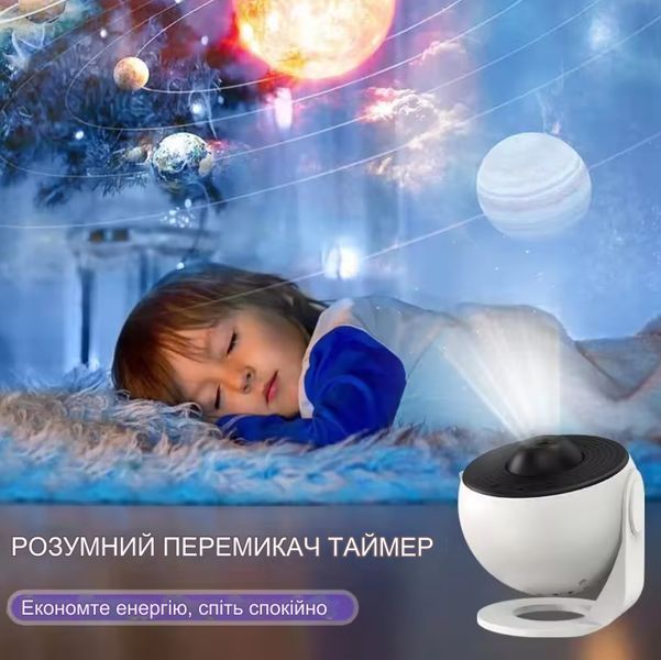 Проектор звездного неба, галактик ночник 12в1 с вращением на 360&deg; светильник-планетарий для детей 115109 фото
