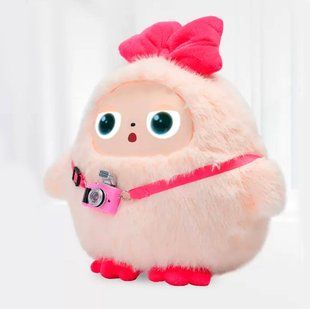 Интерактивная Плюшевая Игрушка KIKI с AI, голосом и LED глазами Компаньон с искусственным интеллектом для игры и обучения USB Розовый 117274 фото