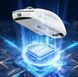 Беспроводная игровая портативная мышь Attack Shark X6 PAW3395 с зарядной базой Bluetooth Белый 115524 фото 7