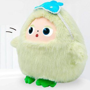 Интерактивная Плюшевая Игрушка YAYA с AI, голосом и LED глазами Компаньон с искусственным интеллектом для игры и обучения USB Зеленый 117276 фото