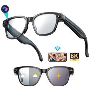 Умные фотохромные очки L801 с камерой 8MP, видеозаписью, WiFi и AI переводчиком 117162 фото