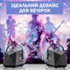 Портативный генератор мыльных пузырей на аккумуляторе с пультом управления с подсветкой Черный 116538 фото 3