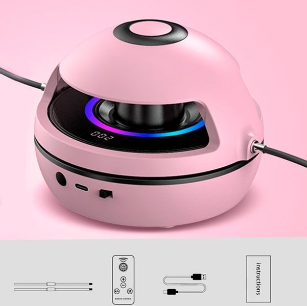 Интеллектуальная музыкальная скакалка с Bluetooth с регулировкой скорости и аккумулятором 1200 мАч Розовый 117322 фото