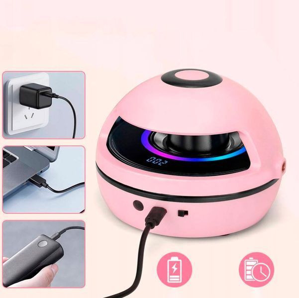 Интеллектуальная музыкальная скакалка с Bluetooth с регулировкой скорости и аккумулятором 1200 мАч Розовый 117322 фото