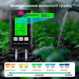 Тестер 6 в 1 почвы ST03 измеритель для садоводства Портативный 116545 фото