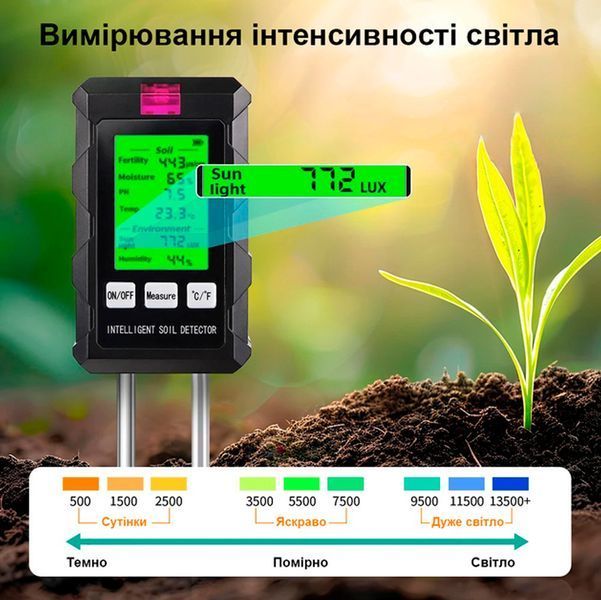 Тестер 6 в 1 почвы ST03 измеритель для садоводства Портативный 116545 фото