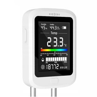 Цифровой анализатор грунта 6в1 Профессиональный тестер с LCD-дисплеем Белый 117573 фото