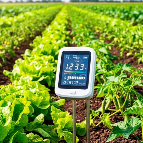Цифровой анализатор грунта 6в1 Профессиональный тестер с LCD-дисплеем Белый 117573 фото