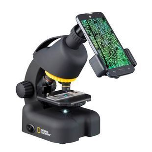 Микроскоп 40x-800x National Geographic Biolux с набором для опытов и адаптером для смартфона Черный 117321 фото