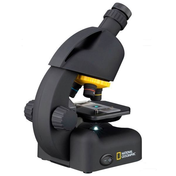 Микроскоп 40x-800x National Geographic Biolux с набором для опытов и адаптером для смартфона Черный 117321 фото