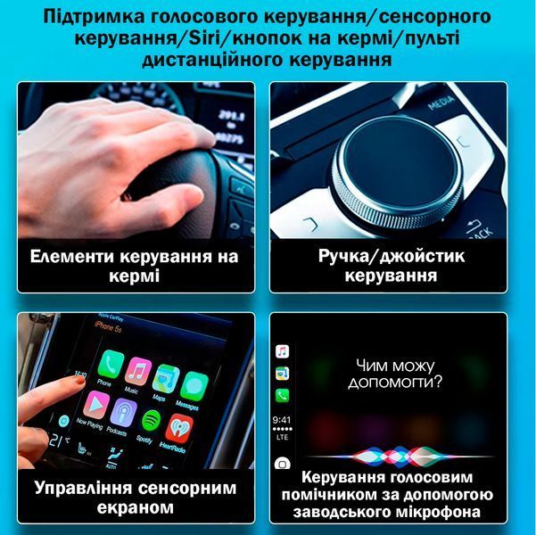 Беспроводной Адаптер Carplay Smart для Apple CarPlay и Android Auto USB 5G WiFi Bluetooth Type-C Черный 117574 фото