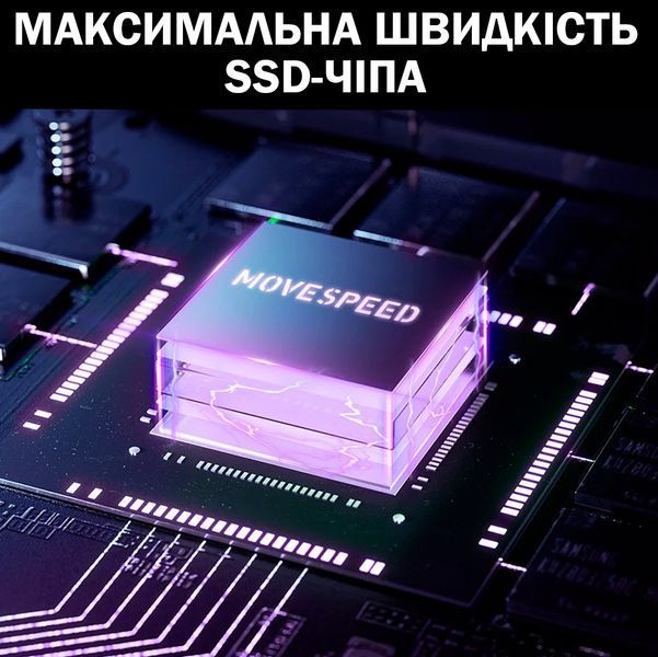Наружный SSD Накопитель Флешка 256 Гб 1000Mb/с 2 в 1 USB 3.2 + Type-C Серый 116966 фото