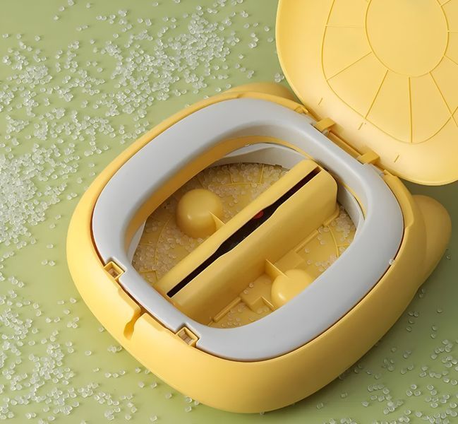 Портативный дорожный горшок для детей до 50 кг. + Чехол и Рулон пакетов Yellow 115782 фото