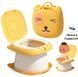 Портативный дорожный горшок для детей до 50 кг. + Чехол и Рулон пакетов Yellow 115782 фото 1