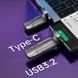 Наружный SSD Накопитель Флешка 256 Гб 1000Mb/с 2 в 1 USB 3.2 + Type-C Серый 116966 фото 3