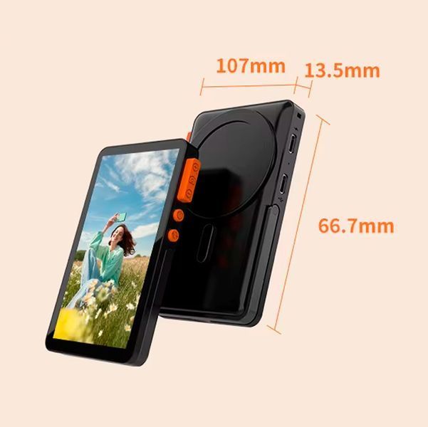 Магнитный экран RK-X40F HD для селфи для задней камеры со звуком для iPhone 16, 15, 14 Pro Max, Android, Xiaomi 14 Ultra Аккумуляторный Черный 116949 фото