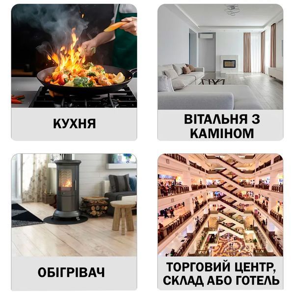 Детектор угарного газа Protmex 4В1 Настенный CO детектор с мониторингом температуры и влажности 116962 фото