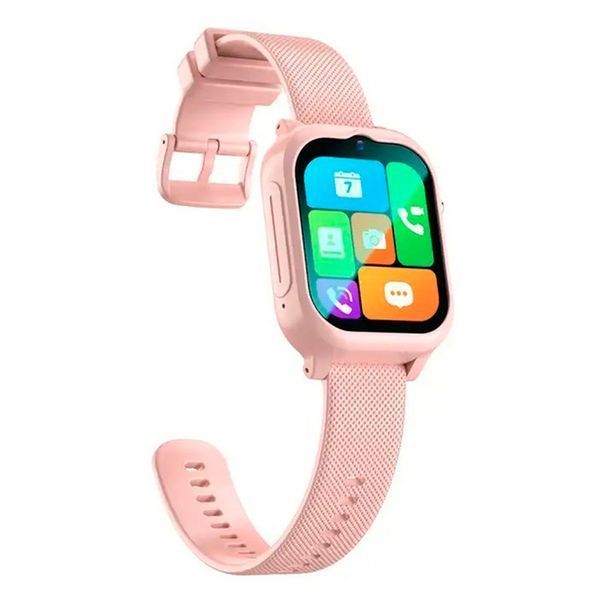 Детские Смарт часы Safekids K26 с GPS 4G, видеозвонком, прослушиванием, аккумулятором 700 mAh +2 корпуса в комплекте Розовый 116977 фото
