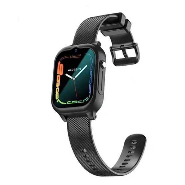 Детские Смарт часы Safekids K26 с GPS 4G, видеозвонком, прослушиванием, аккумулятором 700 mAh +2 корпуса в комплекте Черный 116978 фото