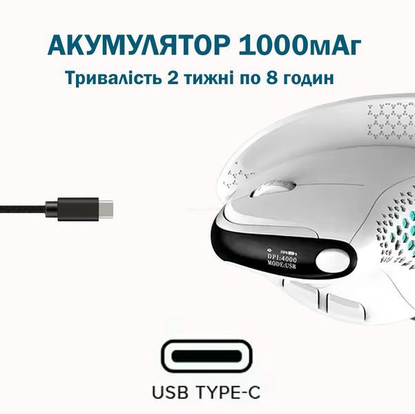 Мышка Анатомическая Беспроводная Вертикальная Delux M618 XSD Seeker Эргономичная для ПК ноутбука Белая 116056 фото