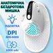 Мышка Анатомическая Беспроводная Вертикальная Delux M618 XSD Seeker Эргономичная для ПК ноутбука Белая 116056 фото 8