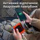 Вентилятор портативный 3в1 с фонариком и повербанком 10000 мАч USB/Type C выходы и крепление на пояс Оранжевый 117657 фото 3