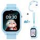 Детские Смарт часы Safekids K26 с GPS 4G, видеозвонком, прослушиванием, аккумулятором 700 mAh +2 корпуса в комплекте Голубой 116979 фото 1