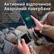 Вентилятор портативний 3в1 з ліхтариком і повербанком 10000 мАг USB / Type C виходи і кріплення на пояс Сірий 117660 фото 3