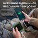 Вентилятор портативний 3в1 з ліхтариком і повербанком 10000 мАг USB / Type C виходи і кріплення на пояс Зелений 117656 фото 3