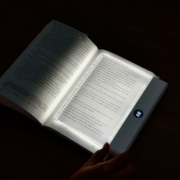 LED лампа для чтения, 3 режима, регулировка яркости, таймер Белая 117367 фото