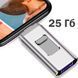 Накопитель двойного назначения 25 гб USB Flash Drive 3.0 Универсальный для мобильных Серый 116999 фото 1
