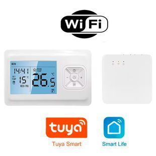 Беспроводной WiFi термостат для газовых и электрических котлов ME901H 117369 фото