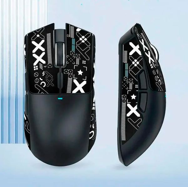 Мишка Ігрова Безпровідна Attack Shark X11 Black 22000 DPI PAW3311 із зарядною догстанцією RGB підсвіткою Чорна 116269 фото