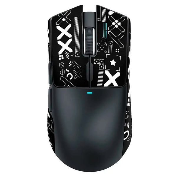 Мишка Ігрова Безпровідна Attack Shark X11 Black 22000 DPI PAW3311 із зарядною догстанцією RGB підсвіткою Чорна 116269 фото