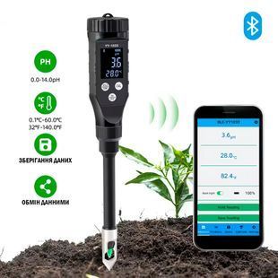 Тестер Грунта РН-метр YY-1033 Bluetooth Анализатор Цифровой измеритель 116755 фото