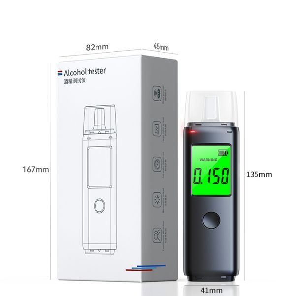 Алкотестер повышенной точности 2в1 Inspire PRO с аккумулятором USB / Цифровой компактный, профессиональный Драгер 114821 фото