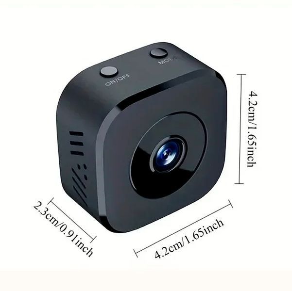 Мини-камера 4K Full HD с WiFi и ночным видением 64 Гб Черная 117169 фото