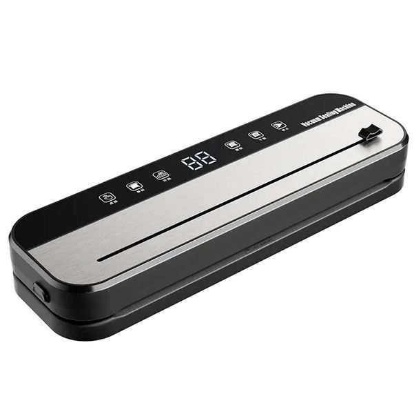 Вакууматор +10 пакетов Вакуумный упаковщик HF-9011-02 со стерелизацией, встроенным резаком и дисплеем 116692 фото