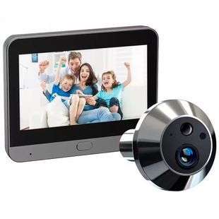 Дверной глазок Беспроводной Tuya Smart 1080P Wi-Fi с 4.3&rdquo;дисплеем и камерой ночного видения 116492 фото