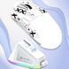 Мышка Игровая Беспроводная Attack Shark X11 22000 DPI PAW3311 с зарядной догстанцией RGB подсветкой Белая 116272 фото 7