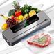 Вакуумный упаковщик Электрический для продуктов FKJ-5100 + 10 пакетов Вакууматор со встроенным резаком и дисплеем 116316 фото 9