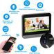Умный Дверной Глаз Tuya Smart 1080P с 4.3" дисплеем и 3MP HD камерой Черный 117060 фото 2