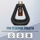 Аромадифузор для ефірних олій ультразвуковий з таймером для дому та офісу з аккамулятором Triangle Чорний колір 117705 фото 2