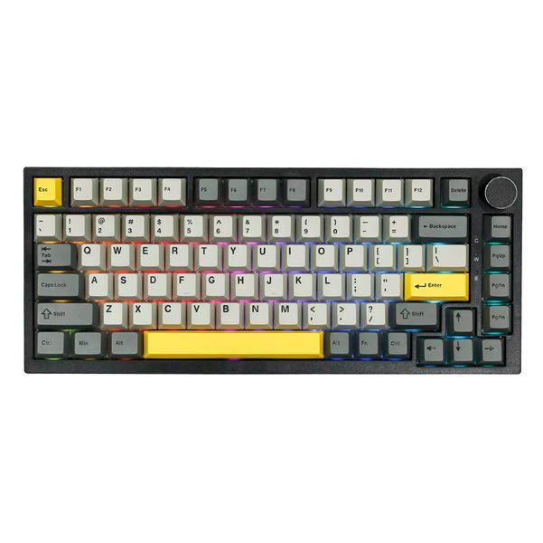 Клавиатура Механическая ведущая AJAZZ AK820 с RGB подсветкой Универсальная Черно-Серый 116450 фото