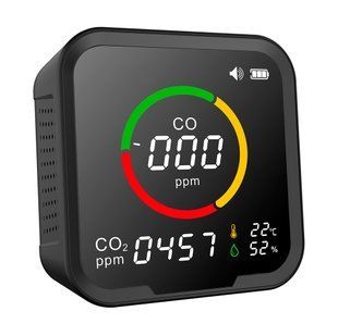 Детектор угарного газа PTH-9E CO / CO2 детектор с мониторингом температуры и влажности 117083 фото