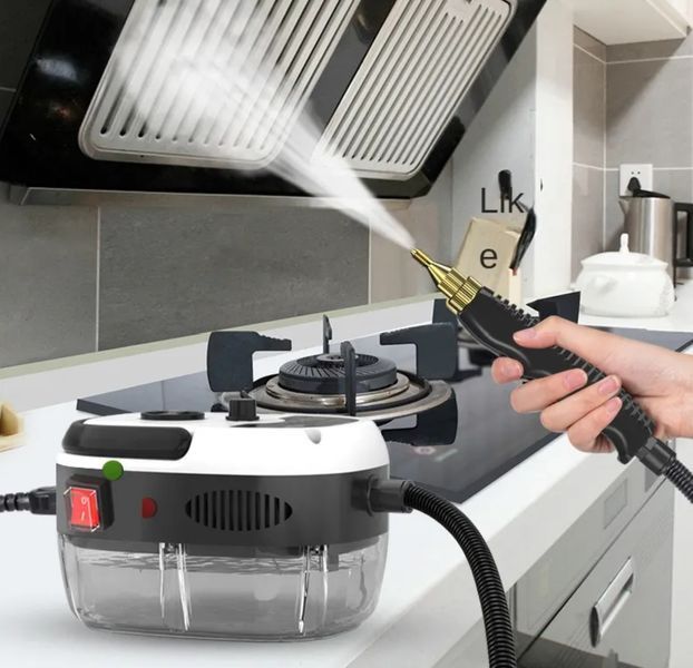 Многофункциональный пароочиститель высокого давления GCJ для дома, автомобиля 2500 Вт White 115467 фото
